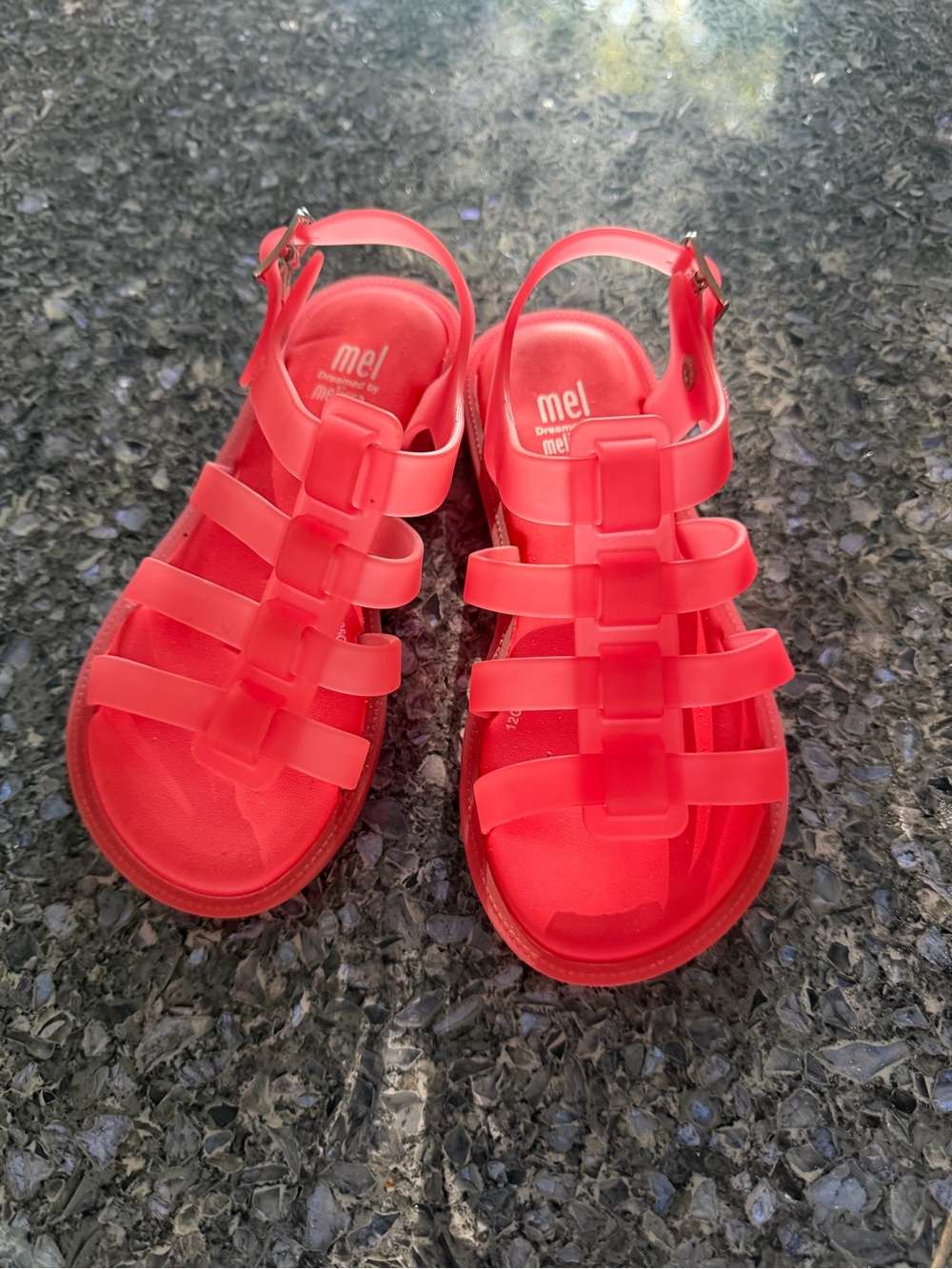 Melissa Pink Strappy Jelly Sandals